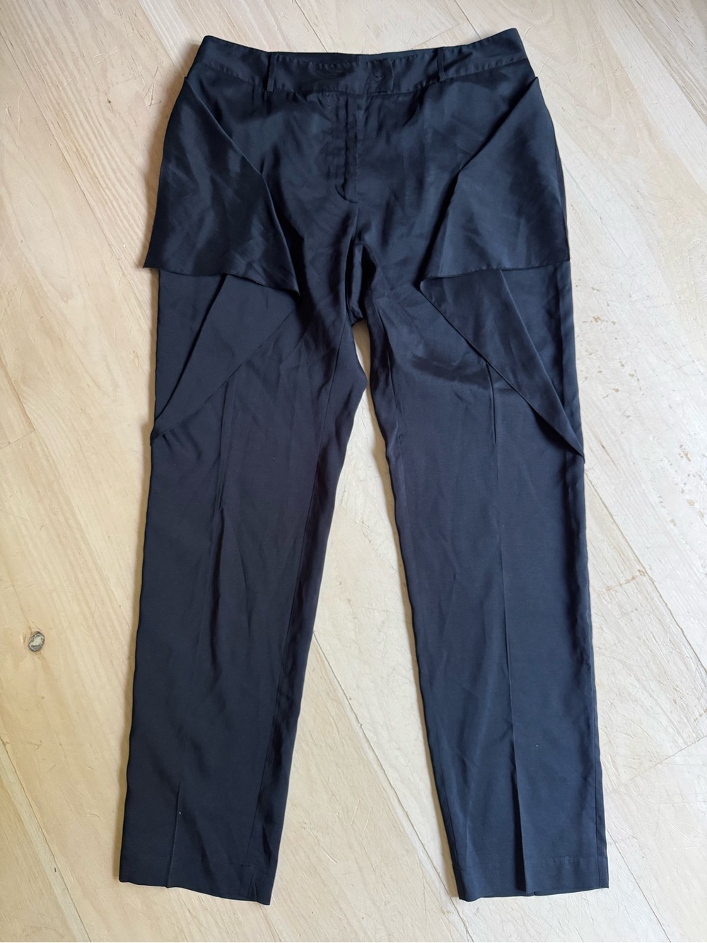 Bottega Veneta Black Silk Pant